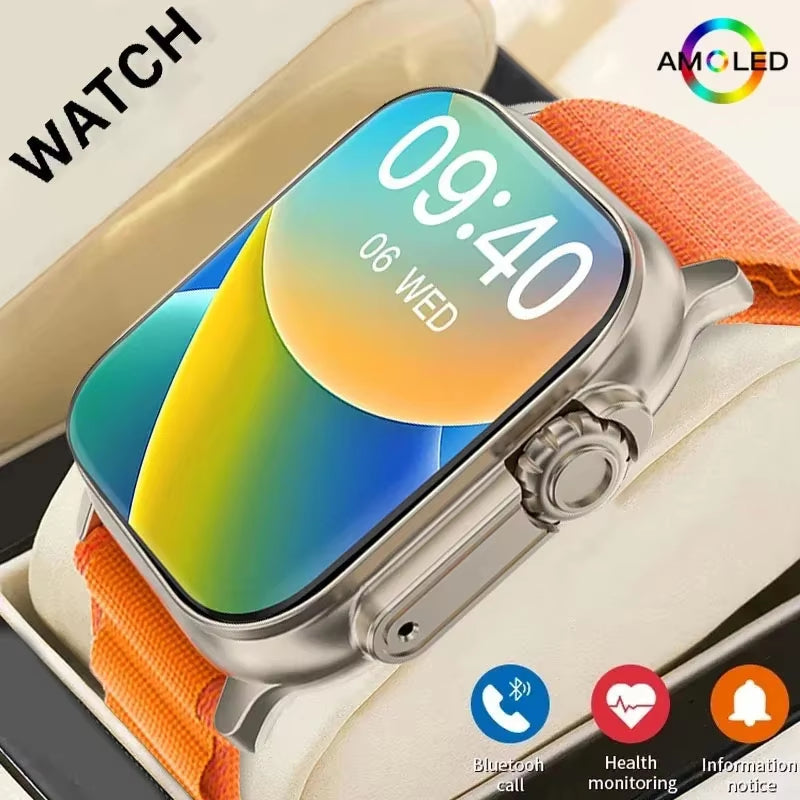 Smart Watch Bluetooth Talk Smartwatch Message Alert Heart Rate Monitor Sports Watch for Android IOS Men Women.