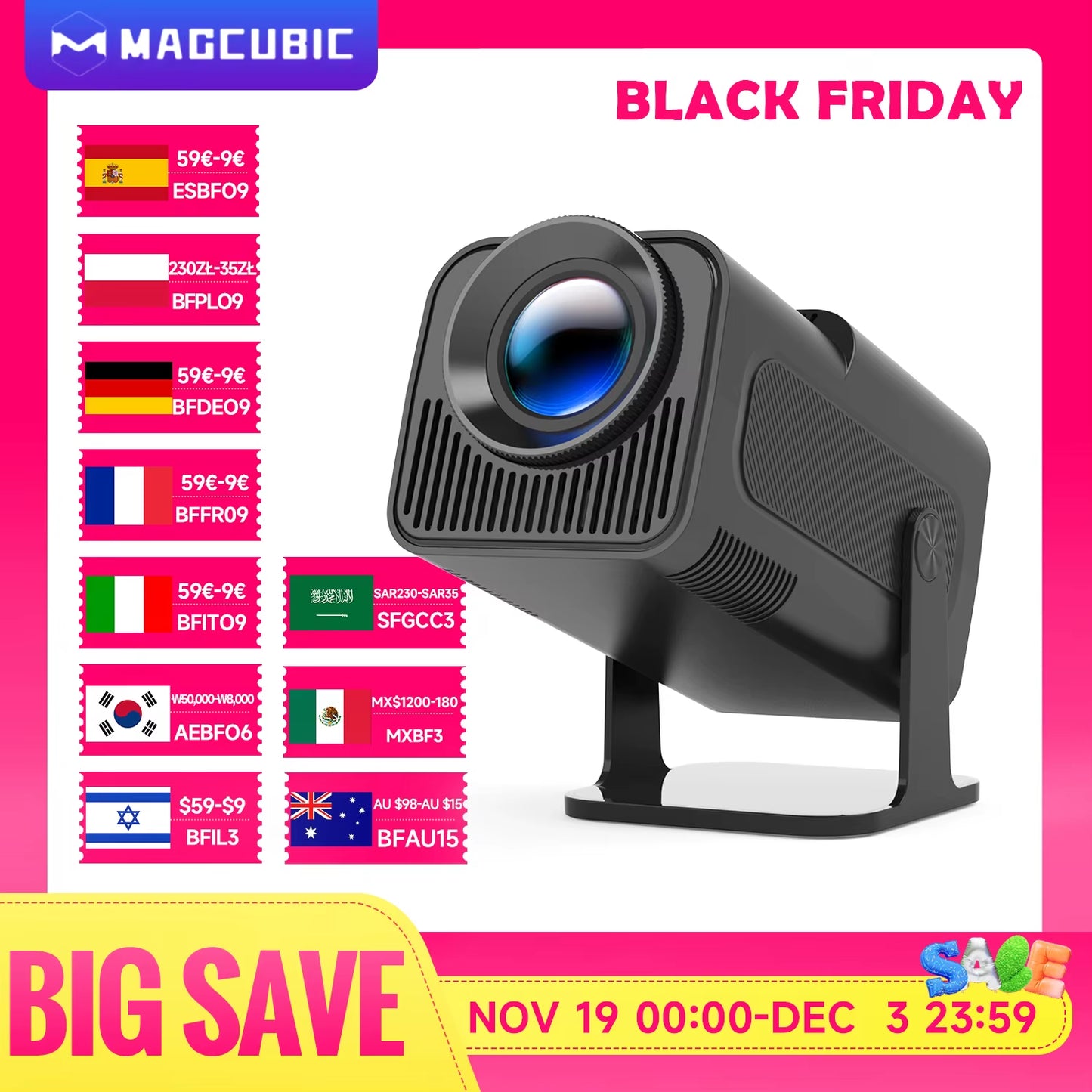 4K Android 11 Projector Native 1080P 390ANSI HY320 Dual Wifi6 BT5.0 1920*1080P Cinema Portable Projetor Upgrated HY300.