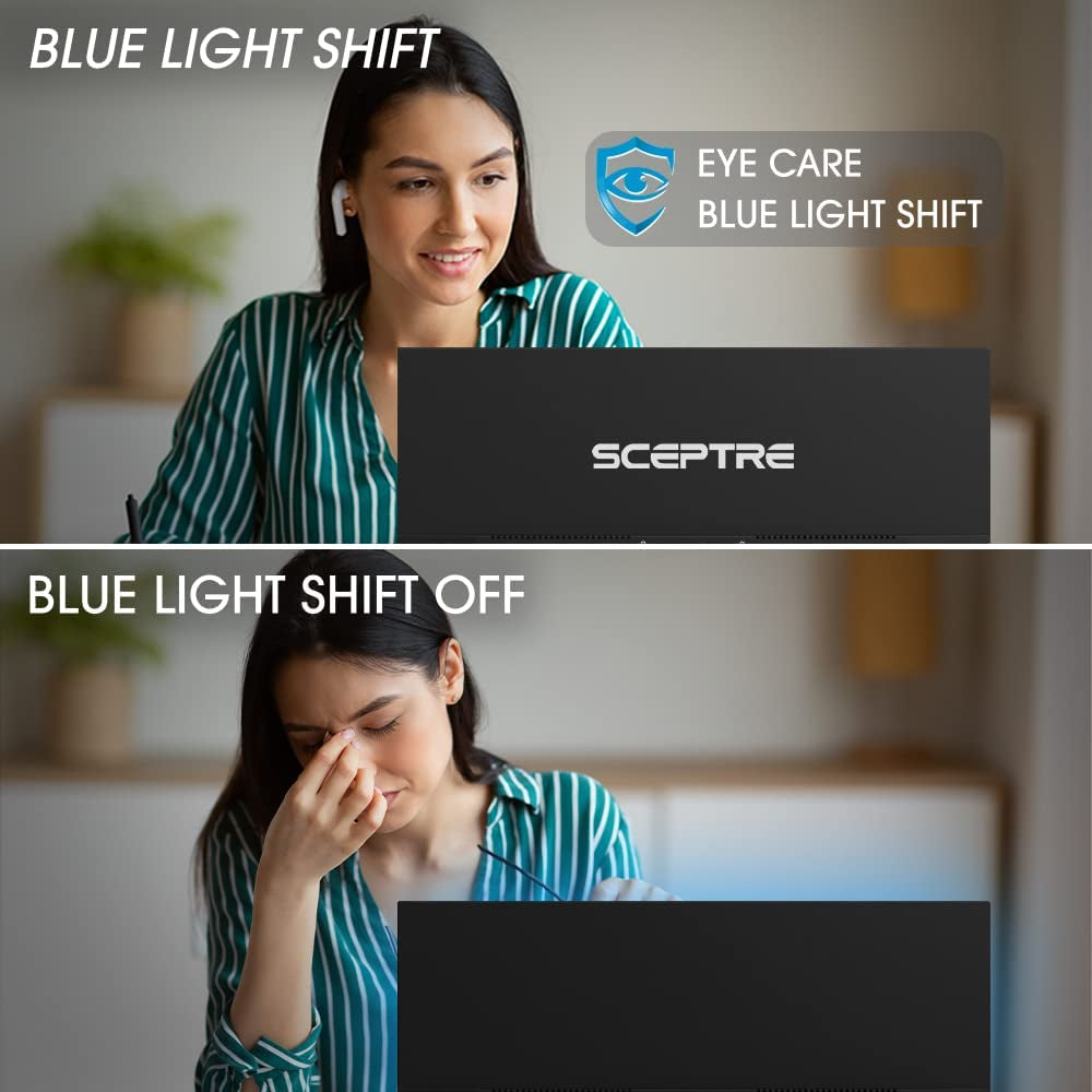 24-Inch Professional Thin 1080P LED Monitor 99% Srgb 2X HDMI VGA Build-In Speakers, Machine Black (E248W-19203R Series).