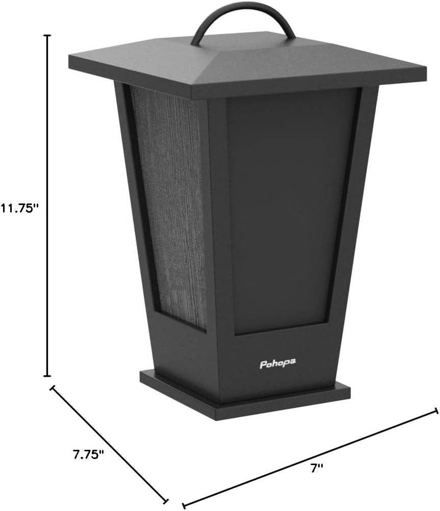 Bluetooth Speakers Waterproof, 2 Packs True Wireless Stereo Sound 20W Speakers Dual Pairing Lantern Indoor Outdoor Speakers with 20 Piece LED Lights, Rich Bass, Pinao Black.