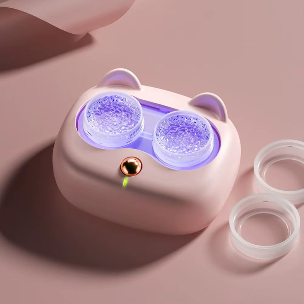 Ultrasonic Contact Lens Cleaner – Deep Clean, Gentle Care, Crystal Clear Vision.