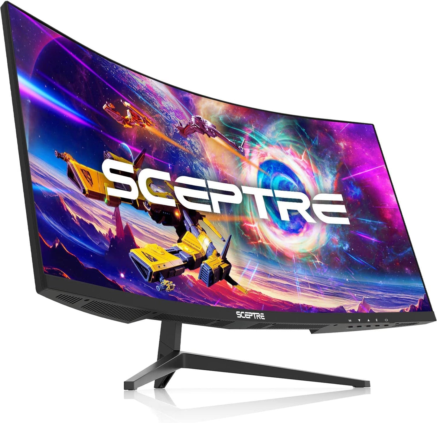 30-Inch Curved Gaming Monitor 21:9 2560X1080 Ultra Wide Ultra Slim HDMI Displayport up to 200Hz Build-In Speakers, Metal Black (C305B-200UN1).