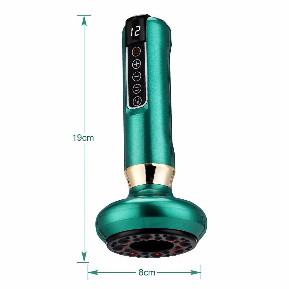 SculptEase™ Magnetic Cupping Massager: Rechargeable Body & Cellulite Scraping Machine.