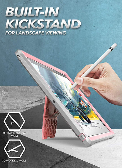 Unicorn Beetle Pro Series Case for Ipad 10.2 (2021/2020/2019), with Built-In Screen Protector Protective Case for Ipad 9Th Generation/8Th Generation/7Th Generation (Rosegold).