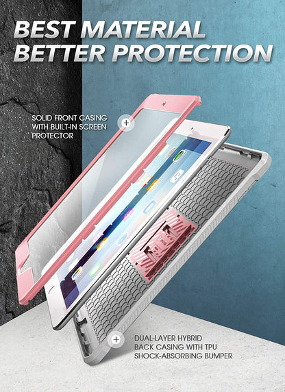 Unicorn Beetle Pro Series Case for Ipad 10.2 (2021/2020/2019), with Built-In Screen Protector Protective Case for Ipad 9Th Generation/8Th Generation/7Th Generation (Rosegold).