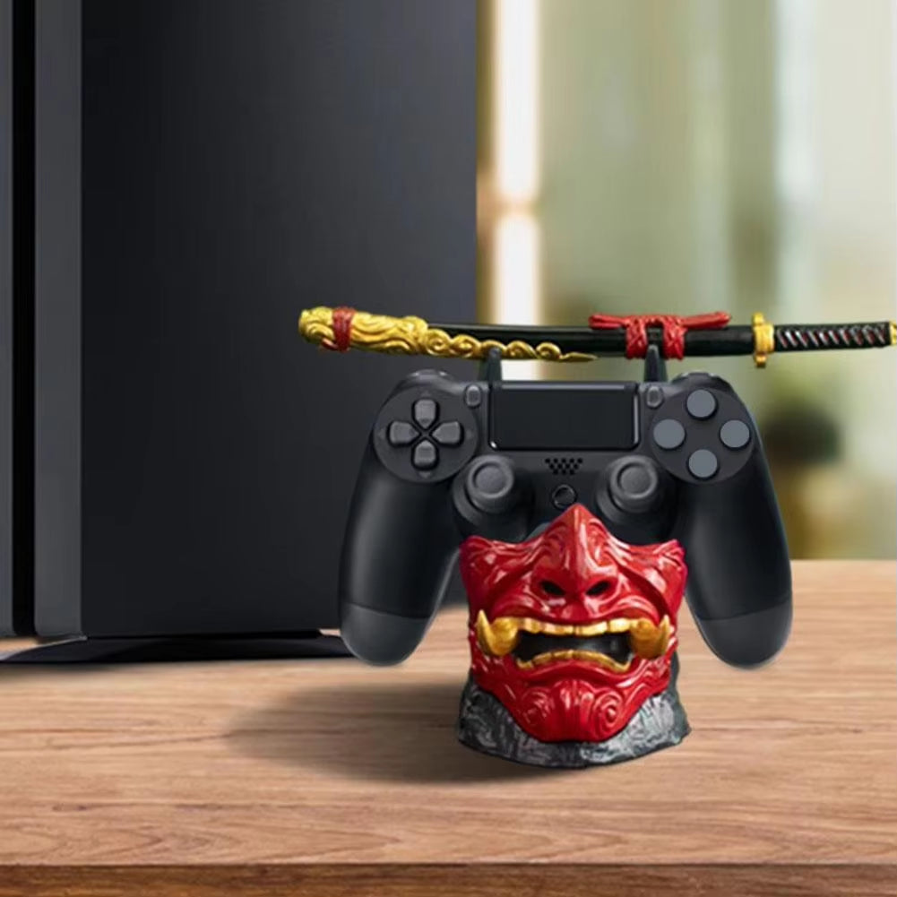 For Gaming Controller Holder One More Life Controller Holder Figure Headphone Stand for PS5/4 Gamepad Bracket.