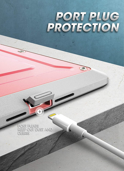 Unicorn Beetle Pro Series Case for Ipad 10.2 (2021/2020/2019), with Built-In Screen Protector Protective Case for Ipad 9Th Generation/8Th Generation/7Th Generation (Rosegold).