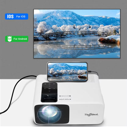Full HD Projector 1080P 2K 4K Video LED 3D Portable Projector Td93Pro Mini Wifi Android Home Theater TD93 Pro Beamer.