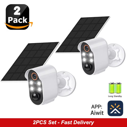 SunGuard 360: Solar-Powered WiFi PTZ Security Camera with 1080P HD Surveillance.