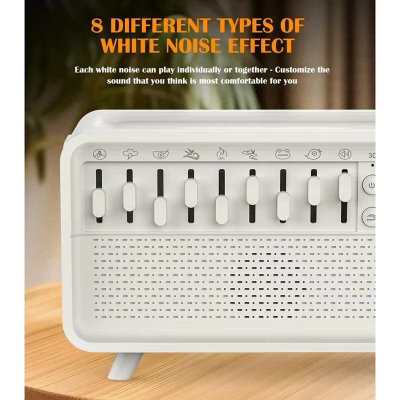 5-in-1 White Noise Aroma Diffuser – Relax, Recharge & Reconnect.