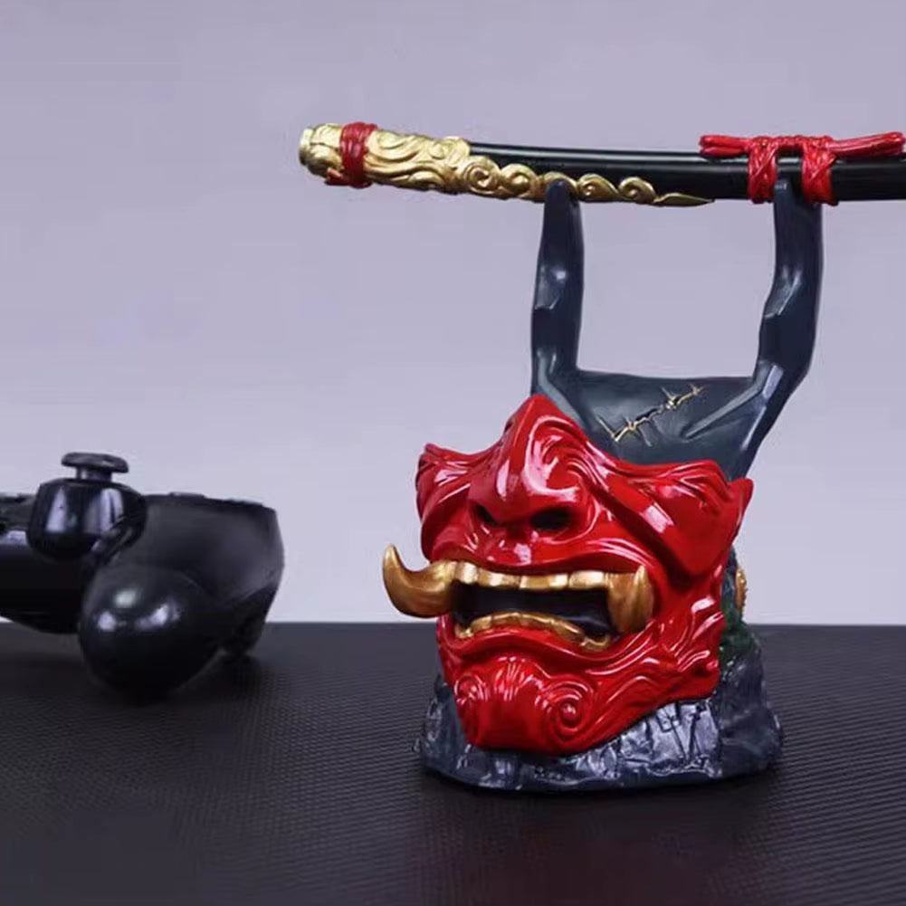 For Gaming Controller Holder One More Life Controller Holder Figure Headphone Stand for PS5/4 Gamepad Bracket.