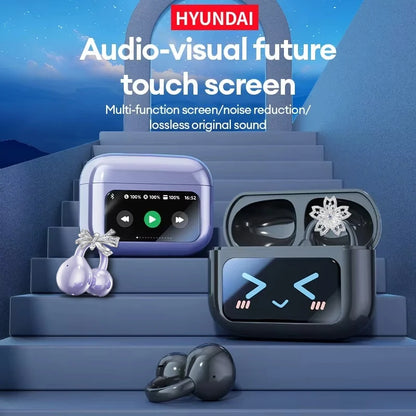EchoGrip™ M100 ENC Ear Clip Earphones – Style, Sound, and Smart Control.
