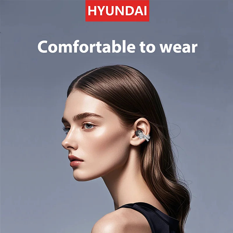 EchoGrip™ M100 ENC Ear Clip Earphones – Style, Sound, and Smart Control.